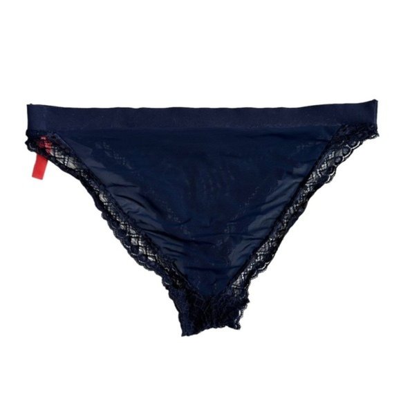 Splendies Navy Blue Lace Lacy Hipster 2X - Picture 5 of 5